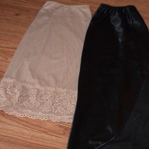 Women's XS/S Slip Bundle, Black and Tan